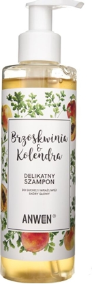 Picture of Anwen Anwen Szampon do suchej i wraliwej skóry gowy Brzoskwinia i Kolendra - 200 ml (ANW-225)