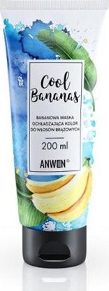 Picture of Anwen ANWEN_Cool Bananas bananowa maska ochładzająca kolor do włosów Brązowych 200ml