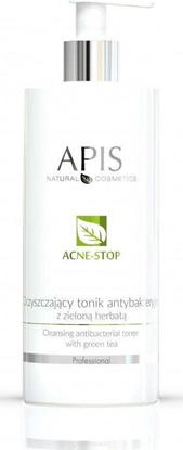 Изображение APIS Acne-Stop Cleansing Antibacterial Toner oczyszczający tonik antybakteryjny z zieloną herbatą 500ml