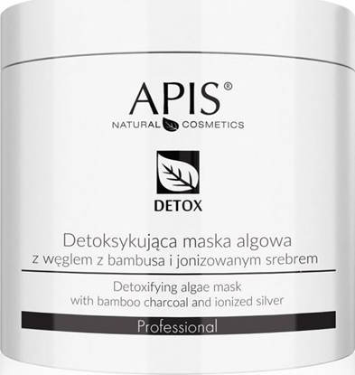 Picture of APIS APIS Detox Algae Mask detoksykująca maska algowa z węglem z bambusa i jonizowanym srebrem 200g