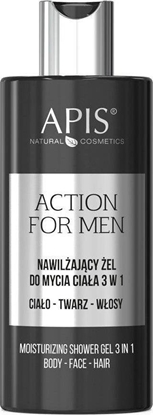 Attēls no Apis APIS_Action For Men 3in1 nawilajcy el do mycia ciaa twarzy i wosów 300ml