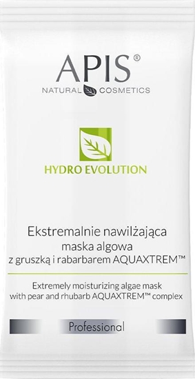 Picture of Apis APIS_Hydro Evolution Moisturizing Algae Mask ekstremalnie nawilajca maska algowa z gruszk i rabarbarem 20g