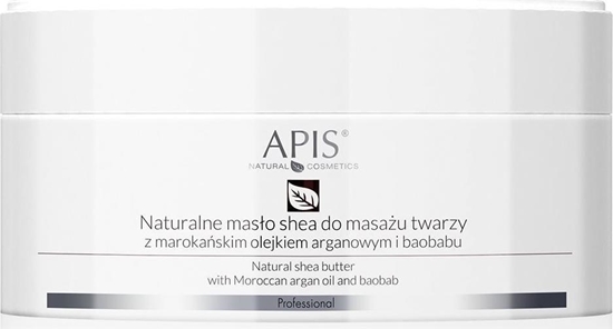 Picture of Apis Naturalne maso shea do masau twarzy z marokaskim olejkiem arganowym i baobabu 100g