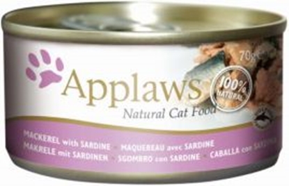 Изображение Applaws Puszka Makrela z sardynk - 70g