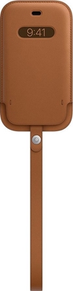 Изображение Apple APPLE iPhone 12 mini Leather Sleeve with MagSafe Saddle Brown