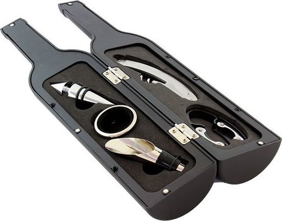 Изображение Apte Akcesoria zestaw do wina 6 czci butelka uniwersalny