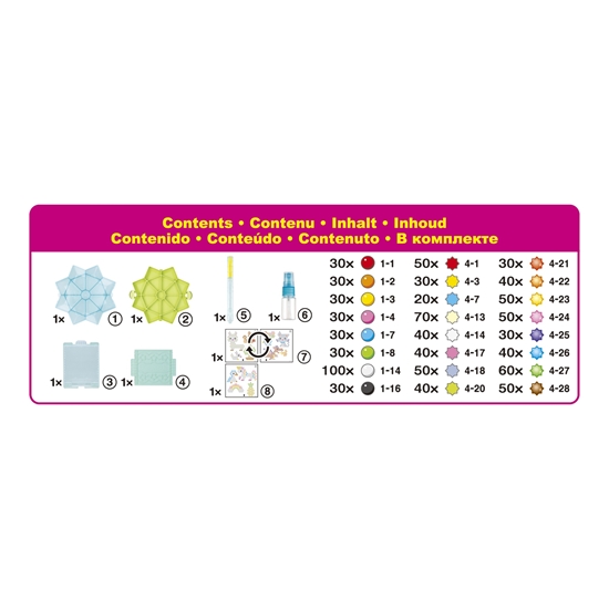 Picture of Aquabeads 31601 8LNG Star Bead Studio