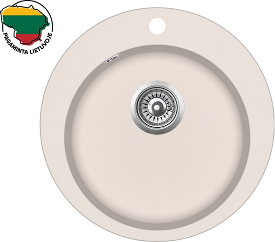 Изображение Zlewozmywak Aquasanita Dirbtinio granito virtuvin plautuv Aquasanita Clarus SR100, 111 Silica