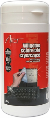 Picture of Art Chusteczki nawilane do czyszczenia plastików 100 szt. (AS-02)