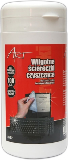 Picture of Art Chusteczki nawilane do czyszczenia plastików 100 szt. (AS-02)