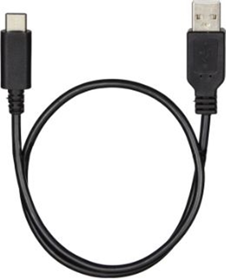Picture of Kabel USB Art USB-A - USB-C 0.5 m Czarny (KABUSB2 A-C 0.5M AL-OEM-117)