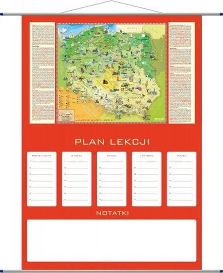 Picture of Artglob Plan lekcji - mapa Polska Młodego Odkrywcy