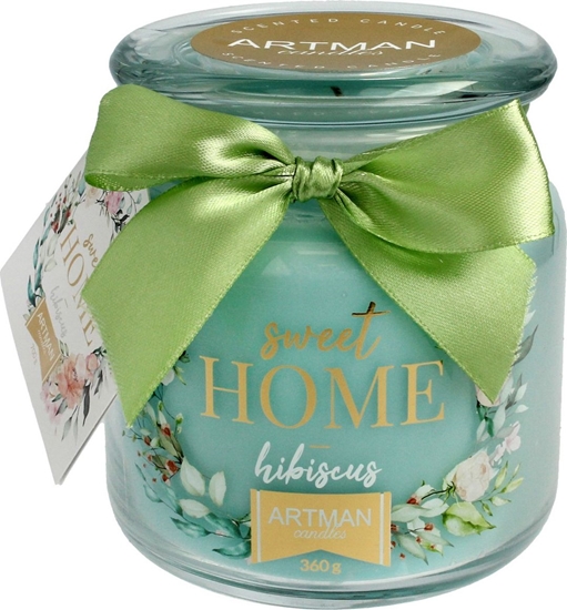 Picture of Artman świeca zapachowa Sweet Home Hibiscus słoik mały 1 sztuka 360g (989659)
