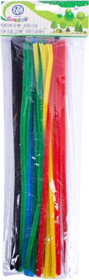 Picture of Astra Druciki kreatywne kolory podstawowe 9x300mm, mix 6 kolorów, 48 sztuk ASTRA