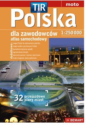 Attēls no Atlas sam. Polska dla zawodowców 1:250 000 w.2016