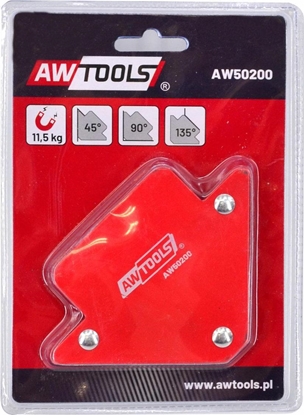 Изображение AWTools AWTOOLS KTOWNIK SPAWALNICZY MAGNETYCZNY 11,5KG.82x120x13 AW50200