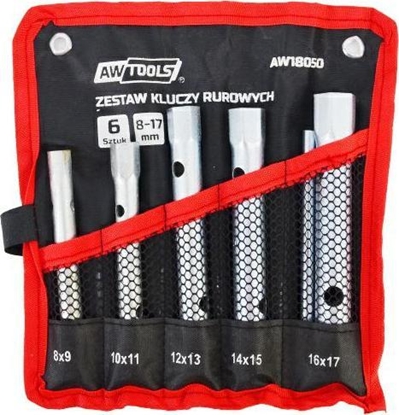 Изображение AWTools AWTOOLS KLUCZE RUROWE 6szt. /8mm-17mm/