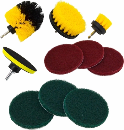 Picture of AWTools AWTOOLS SZCZOTKI DO CZYSZCZENIA NA WKRTARK 10 SZTUK