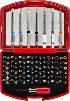 Изображение AWTools AWTOOLS ZESTAW BITÓW KOCÓWEK RUBOWKRTOWYCH 56el.