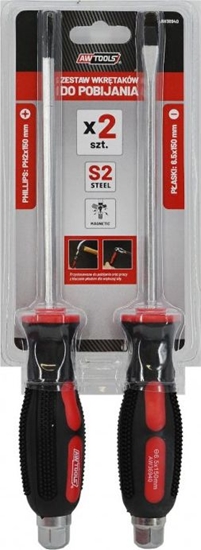 Изображение AWTools Zestaw wkrtaków do pobijania 2szt. (AW36940)