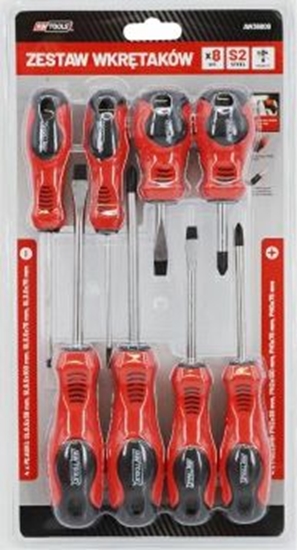 Изображение AWTools Zestaw wkrtaków S2 8szt. (AW36808)