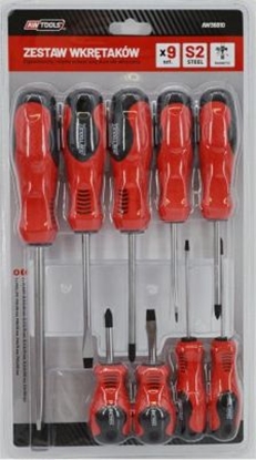 Изображение AWTools Zestaw wkrtaków S2 9szt (AW36810)