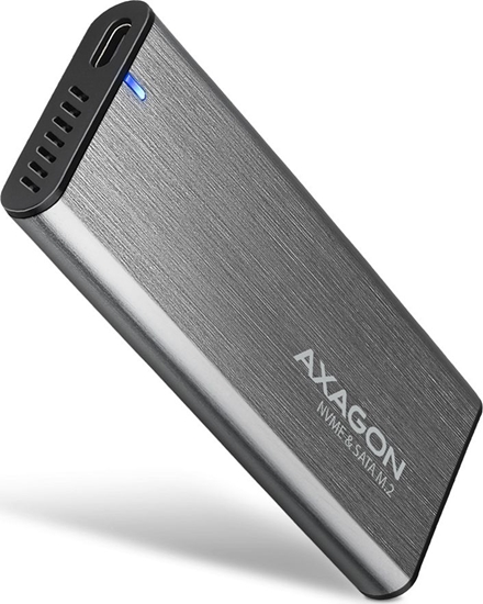 Picture of SSD ACC ENCLOSURE M.2 NVME/SATA USB-C EEM2-SG2 AXAGON