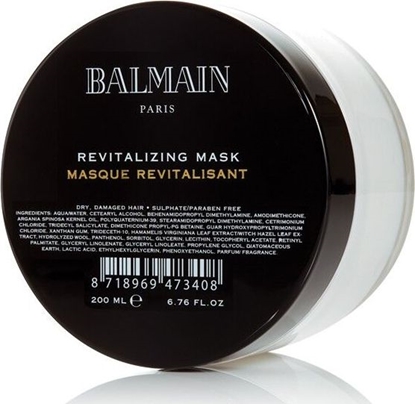 Изображение Balmain Maska rewitalizująca do bardzo zniszczonych włosów z proteinami jedwabiu i olejem arganowym 200ml