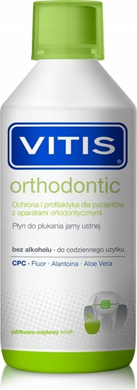 Изображение Bałtycki Instytut Stomatologii Sp. z o.o VITIS Orthodontic, Płyn do płukania jamy ustnej 500 ml