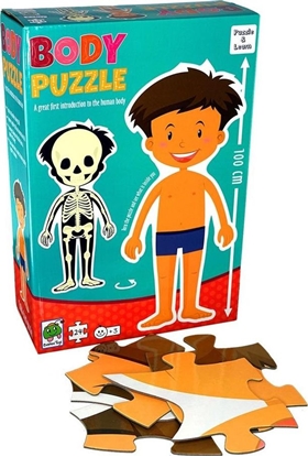 Attēls no Barbo Toys Gigantyczne puzzle Moje ciało Chłopiec 26el