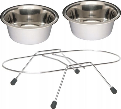 Изображение Barry King Stojak z miskami 1.8 L 2 szt.