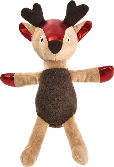 Picture of Barry King Zabawka dla psa, Renifer pluszowy, brzowy, 23x31cm