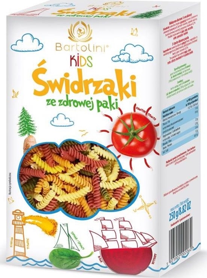 Изображение Bartolini Makaron dla dzieci widrzaki - widerki 250 g - Bartolini