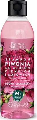 Изображение Barwa BARWA_Naturalna szampon do włosów cienkich i matowych Piwonia 300ml