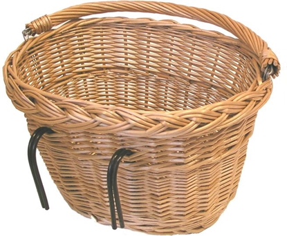 Attēls no Basil Kosz Na Kierownic DENVER Mocowanie Na Haki Wiklinowy Varnished Natural (BAS-15011)