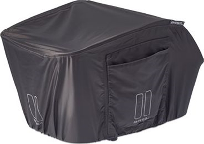 Attēls no Basil Pokrowiec przeciwdeszczowy na kosz KEEP DRY RAINCOVER-L szary (BAS-50456)