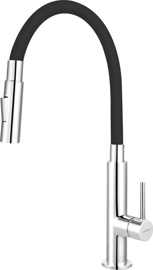 Изображение Bateria kuchenna Ferro Zumba Slim 2F stojca czarna (BZA43B)