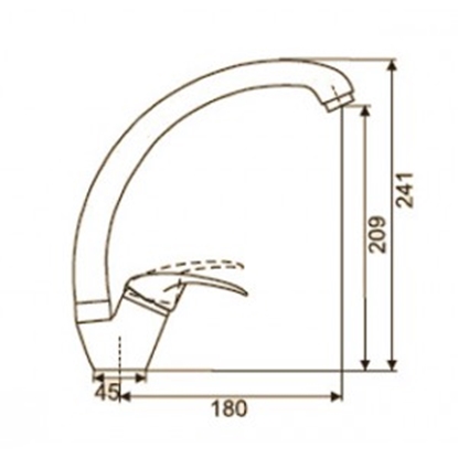 Attēls no Bateria kuchenna Hydroland Joker stojca chrom (B295S)