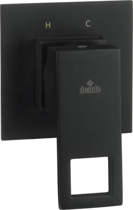 Изображение Bateria prysznicowa Deante BAT. ANEMON BIS NERO NATRYSKOWA PODTYNKOWA BEZ PRZECZNIKA NATRYSKU