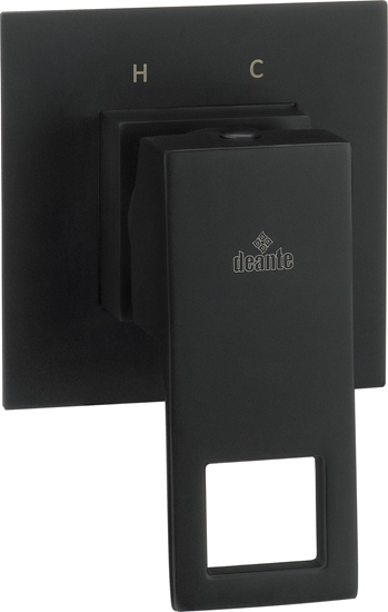 Изображение Bateria prysznicowa Deante BAT. ANEMON BIS NERO NATRYSKOWA PODTYNKOWA BEZ PRZECZNIKA NATRYSKU