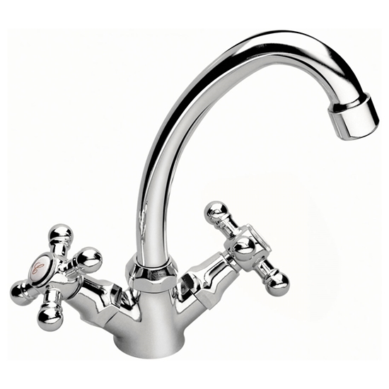 Picture of Bateria umywalkowa Ferro Retro stojca chrom (XR2)