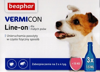 Picture of Beaphar Vermicon Dog S - Preparat na ektopasoyty dla psów do 15kg