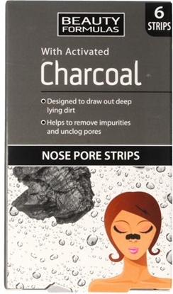 Picture of Beauty Formulas Charcoal Patki oczyszczajce na nos z aktywnym wglem 6szt.