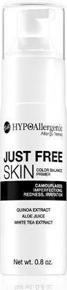 Изображение Bell Hypoallergenic Just Free Skin Color Balance Baza pod makijaż łagodząca i wyrównująca koloryt 25g