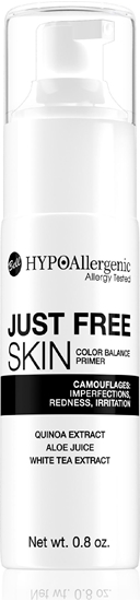 Picture of Bell Hypoallergenic Just Free Skin Color Balance Baza pod makijaż łagodząca i wyrównująca koloryt 25g