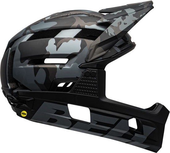 Picture of Bell Kask full face SUPER AIR R MIPS SPHERICAL matte gloss black camo r. S (52–56 cm)