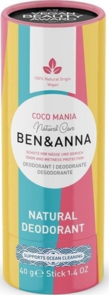 Attēls no Ben&Anna BEN&ANNA_Natural Deodorant naturalny dezodorant na bazie sody w sztyfcie Coco Mania 40g