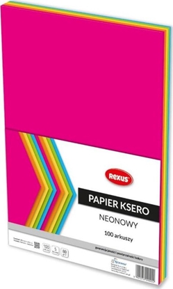 Attēls no Beniamin Papier ksero A4 80g Mix kolorów neonowy 100 arkuszy
