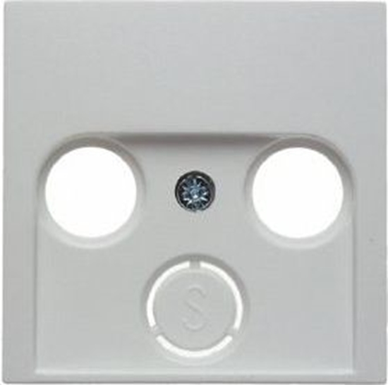Изображение Berker B1/B3/B7 Pytka centralna do gniazda antenowego 2- i 3-wyjciowego biaa (12031909)