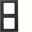 Изображение Berker Ramka podwójna K.1 pionowa antracyt mat lakierowana (13237006)